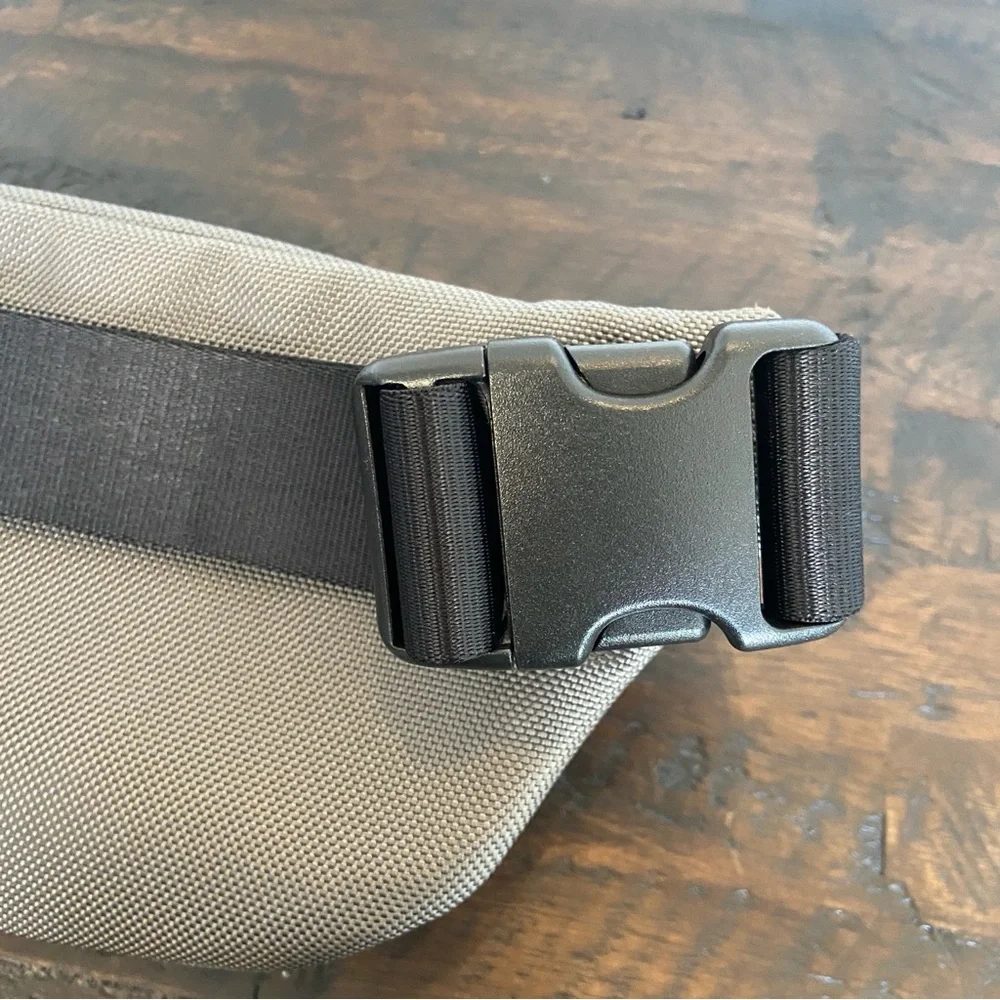 TUMI GEN 4.3 Nylon Fanny Waist Pack in Charcoal Gray Orange NEW with Tags